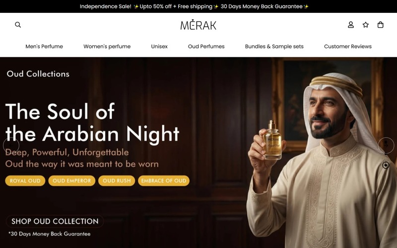 Merak PK website preview