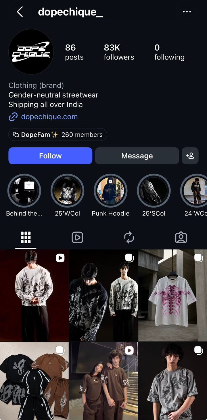 @dopechique_ Instagram profile