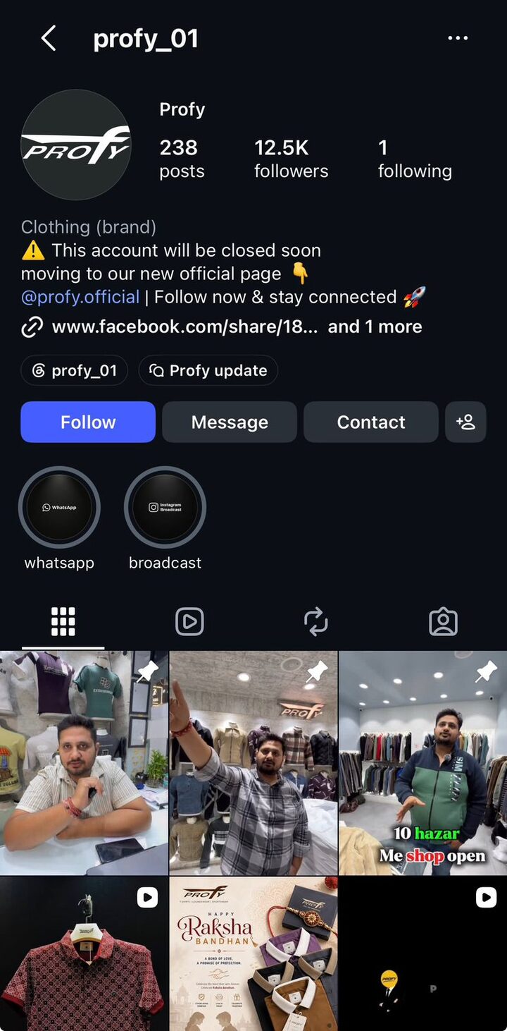 @profy_01 Instagram profile